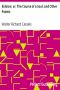 [Gutenberg 30672] • Eidolon; or, The Course of a Soul; and Other Poems